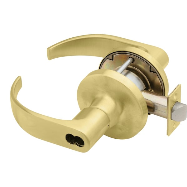 Grade 1 Dormitory/Corridor Cylindrical Lock, Schlage FSIC Less Core, Quantum Lever, Standard Rose, S